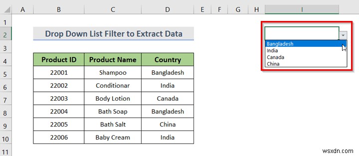 วิธีสร้างรายการแบบหล่นลงพร้อมตัวกรองใน Excel (7 วิธี)