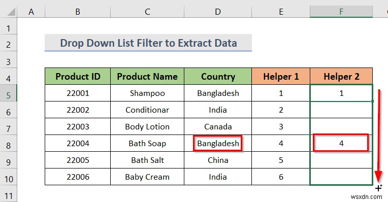 วิธีสร้างรายการแบบหล่นลงพร้อมตัวกรองใน Excel (7 วิธี)