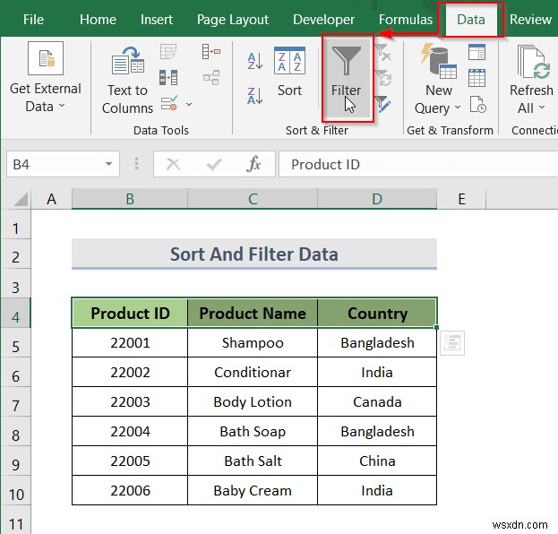 วิธีสร้างรายการแบบหล่นลงพร้อมตัวกรองใน Excel (7 วิธี)