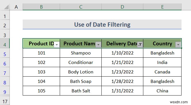 วิธีสร้างรายการแบบหล่นลงพร้อมตัวกรองใน Excel (7 วิธี)