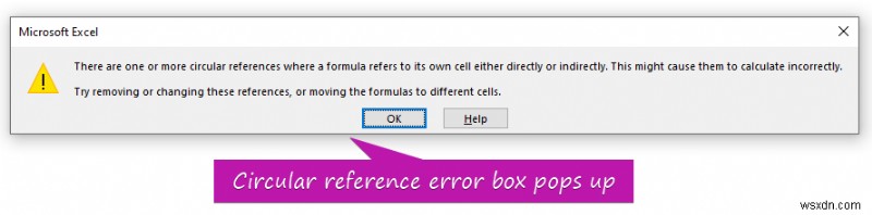 วิธีการแก้ไขข้อผิดพลาดในการอ้างอิงแบบวงกลมใน Excel (คำแนะนำโดยละเอียด)