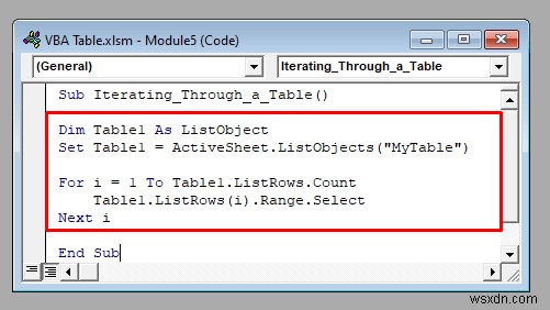 วิธีใช้ตาราง Excel กับ VBA (9 วิธีที่เป็นไปได้)