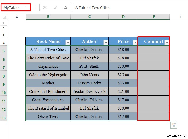 วิธีใช้ตาราง Excel กับ VBA (9 วิธีที่เป็นไปได้)