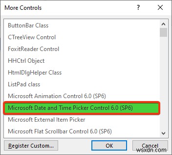 ตัวเลือกวันที่ของ Excel สำหรับทั้งคอลัมน์