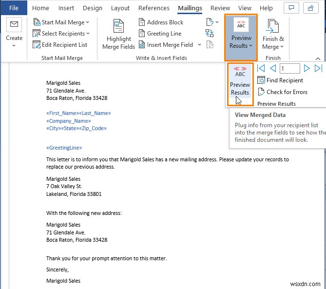 การสร้างรายชื่อผู้รับจดหมายใน Excel (2 วิธี)