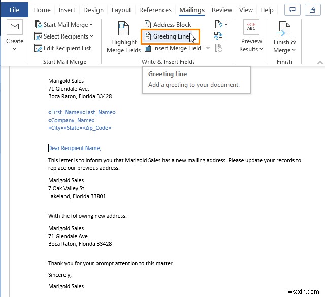 การสร้างรายชื่อผู้รับจดหมายใน Excel (2 วิธี)