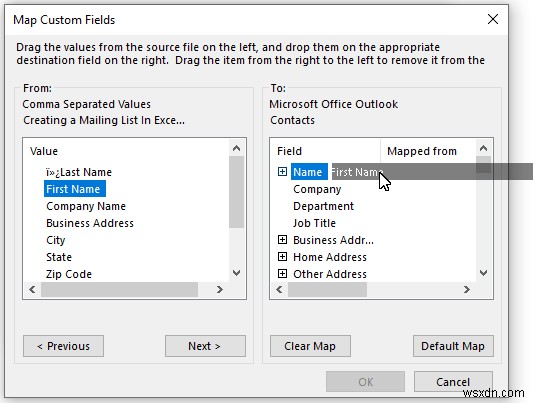 การสร้างรายชื่อผู้รับจดหมายใน Excel (2 วิธี)