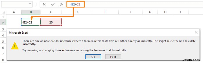 วิธีอนุญาตการอ้างอิงแบบวงกลมใน Excel (ด้วย 2 การใช้งานที่เหมาะสม)