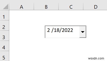 วิธีการแทรกตัวเลือกวันที่ใน Excel (ด้วยขั้นตอนทีละขั้นตอน)