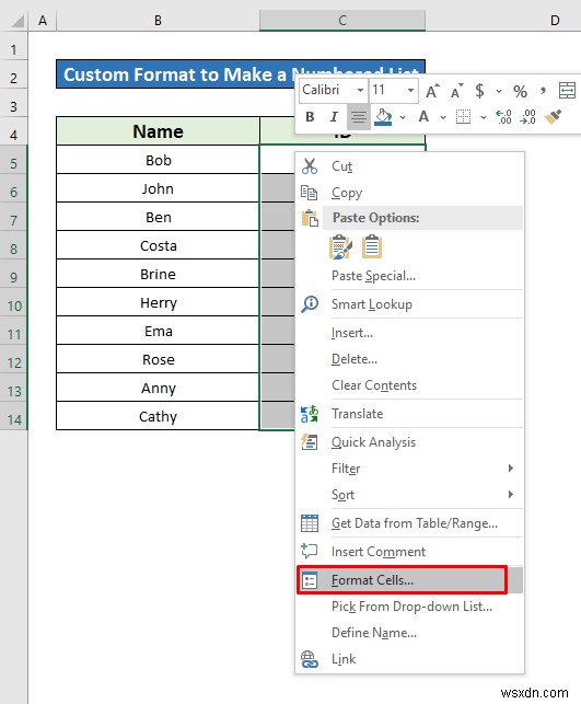 วิธีการสร้างรายการลำดับเลขใน Excel (8 วิธี)