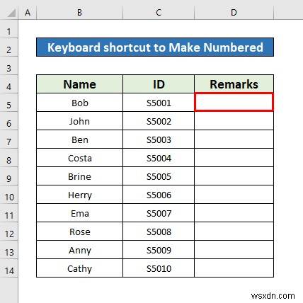 วิธีการสร้างรายการลำดับเลขใน Excel (8 วิธี)