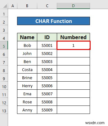 วิธีการสร้างรายการลำดับเลขใน Excel (8 วิธี)