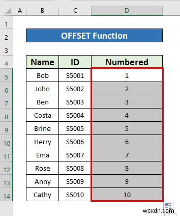 วิธีการสร้างรายการลำดับเลขใน Excel (8 วิธี)