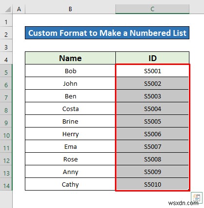 วิธีการสร้างรายการลำดับเลขใน Excel (8 วิธี)