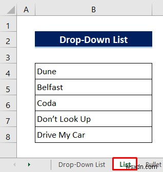 วิธีสร้างรายการภายในเซลล์ใน Excel (วิธีด่วน 3 วิธี)