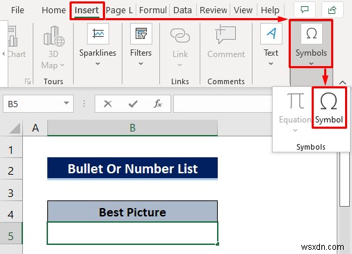 วิธีสร้างรายการภายในเซลล์ใน Excel (วิธีด่วน 3 วิธี)
