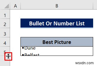 วิธีสร้างรายการภายในเซลล์ใน Excel (วิธีด่วน 3 วิธี)