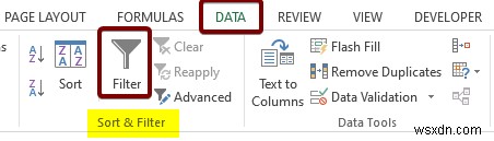 วิธีการเพิ่มตัวกรองใน Excel (4 วิธี)