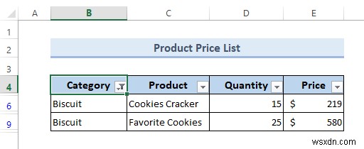 วิธีการเพิ่มตัวกรองใน Excel (4 วิธี)