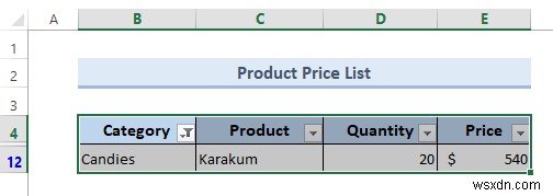 วิธีการเพิ่มตัวกรองใน Excel (4 วิธี)