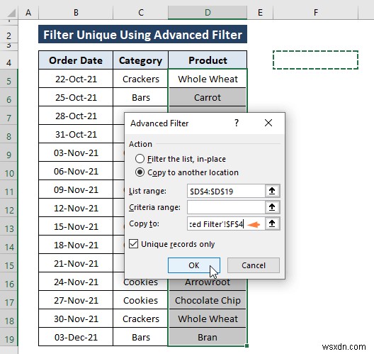 วิธีการกรองค่าที่ไม่ซ้ำใน Excel (8 วิธีง่ายๆ)