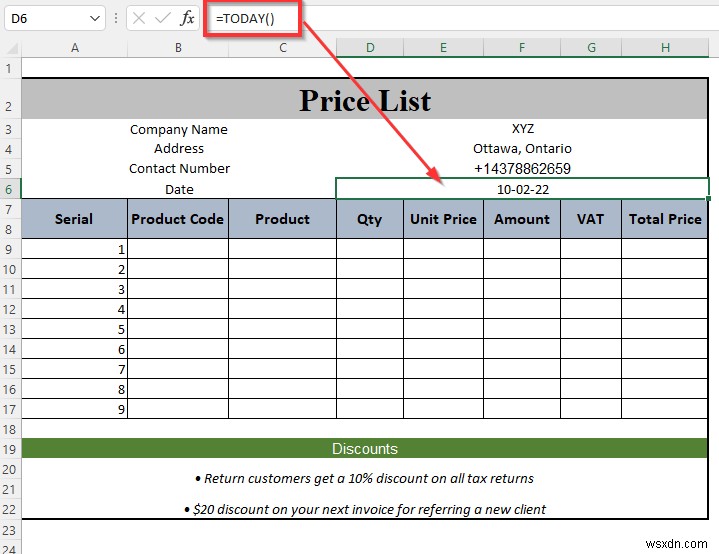 วิธีการสร้างรายการราคาใน Excel (คำแนะนำทีละขั้นตอน)