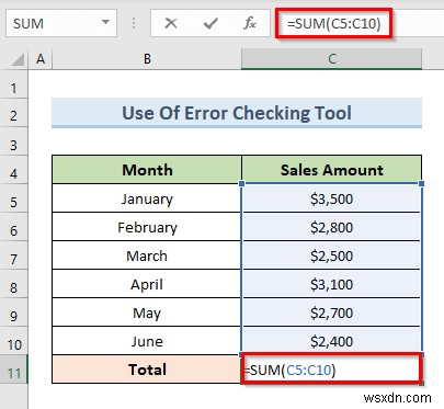 แก้ไขการอ้างอิงแบบวงกลมที่ไม่สามารถแสดงรายการใน Excel (4 วิธีง่ายๆ)