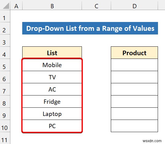 วิธีสร้างรายการแบบหล่นลงของ Excel สำหรับการตรวจสอบความถูกต้องของข้อมูล (8 วิธี)