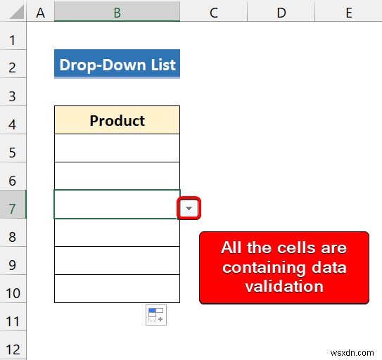 วิธีสร้างรายการแบบหล่นลงของ Excel สำหรับการตรวจสอบความถูกต้องของข้อมูล (8 วิธี)