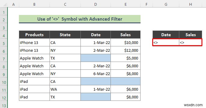 วิธีใช้ตัวกรองขั้นสูงเพื่อยกเว้นเซลล์ว่างใน Excel (3 เคล็ดลับง่ายๆ)