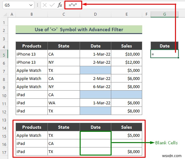 วิธีใช้ตัวกรองขั้นสูงเพื่อยกเว้นเซลล์ว่างใน Excel (3 เคล็ดลับง่ายๆ)