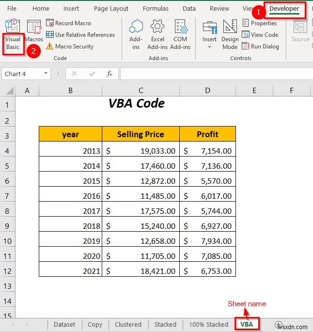 วิธีการรวมกราฟแท่งสองแท่งใน Excel (5 วิธี)