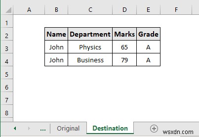 VBA เพื่อคัดลอกข้อมูลไปยังชีตอื่นด้วยตัวกรองขั้นสูงใน Excel