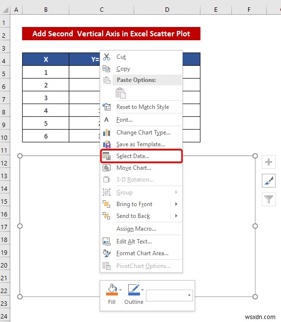 วิธีรวมกราฟกับแกน X ต่างๆ ใน ​​Excel