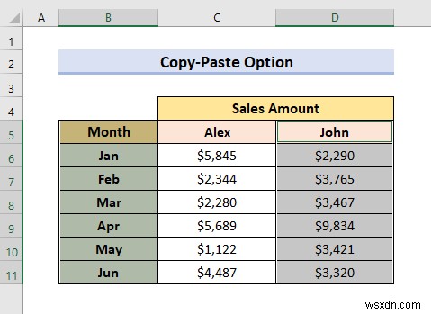 วิธีการรวมกราฟเส้นสองเส้นใน Excel (3 วิธี)