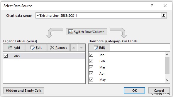 วิธีการรวมกราฟเส้นสองเส้นใน Excel (3 วิธี)