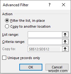 วิธีใช้ตัวกรองขั้นสูงเพื่อคัดลอกข้อมูลไปยังชีตอื่นใน Excel