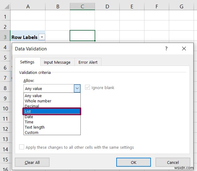 วิธีสร้างรายการดรอปดาวน์ที่มีค่าที่ไม่ซ้ำกันใน Excel (4 วิธี)