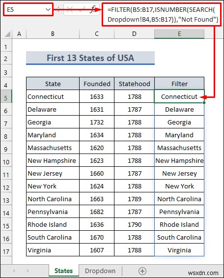 สร้างรายการดรอปดาวน์ที่ค้นหาได้ใน Excel (2 วิธี)