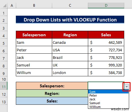 วิธีใช้สูตร VLOOKUP แบบกำหนดเองในการตรวจสอบข้อมูล Excel