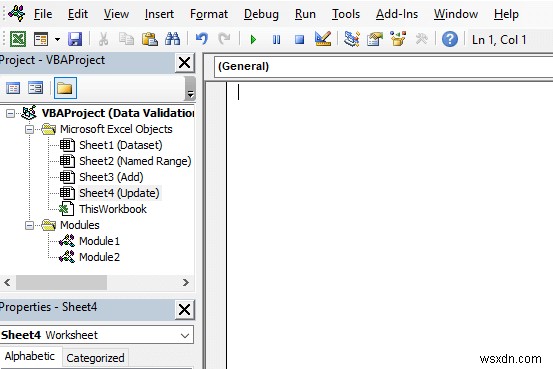 วิธีใช้ช่วงที่มีชื่อสำหรับรายการตรวจสอบข้อมูลด้วย VBA ใน Excel