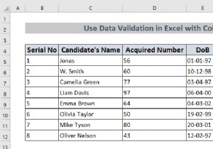 วิธีใช้การตรวจสอบความถูกต้องของข้อมูลใน Excel ด้วยสี (4 วิธี)
