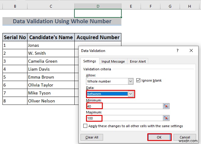 วิธีใช้การตรวจสอบความถูกต้องของข้อมูลใน Excel ด้วยสี (4 วิธี)