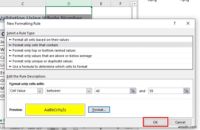 วิธีใช้การตรวจสอบความถูกต้องของข้อมูลใน Excel ด้วยสี (4 วิธี)