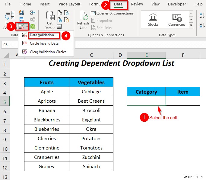 วิธีใช้คำสั่ง IF ในสูตรการตรวจสอบความถูกต้องของข้อมูลใน Excel (6 วิธี)