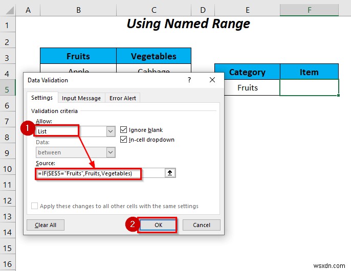 วิธีใช้คำสั่ง IF ในสูตรการตรวจสอบความถูกต้องของข้อมูลใน Excel (6 วิธี)