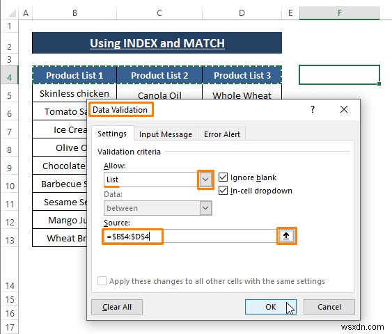 วิธีการสร้างรายการดรอปดาวน์ขึ้นกับช่องว่างใน Excel