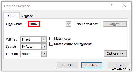 [แก้ไขแล้ว!] CTRL+F ไม่ทำงานใน Excel (5 แก้ไขแล้ว)