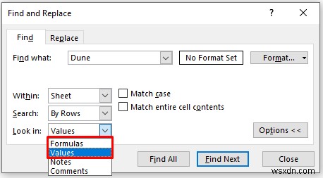 [แก้ไขแล้ว!] CTRL+F ไม่ทำงานใน Excel (5 แก้ไขแล้ว)