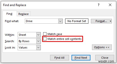 [แก้ไขแล้ว!] CTRL+F ไม่ทำงานใน Excel (5 แก้ไขแล้ว)